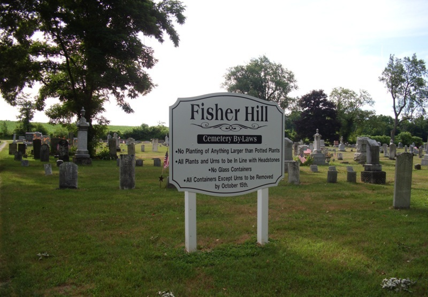 beauty of our cemetery grounds